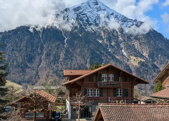 Studio With Balcony, Niesen View & Free Parking Near Interlaken, Thunersee & Blausee