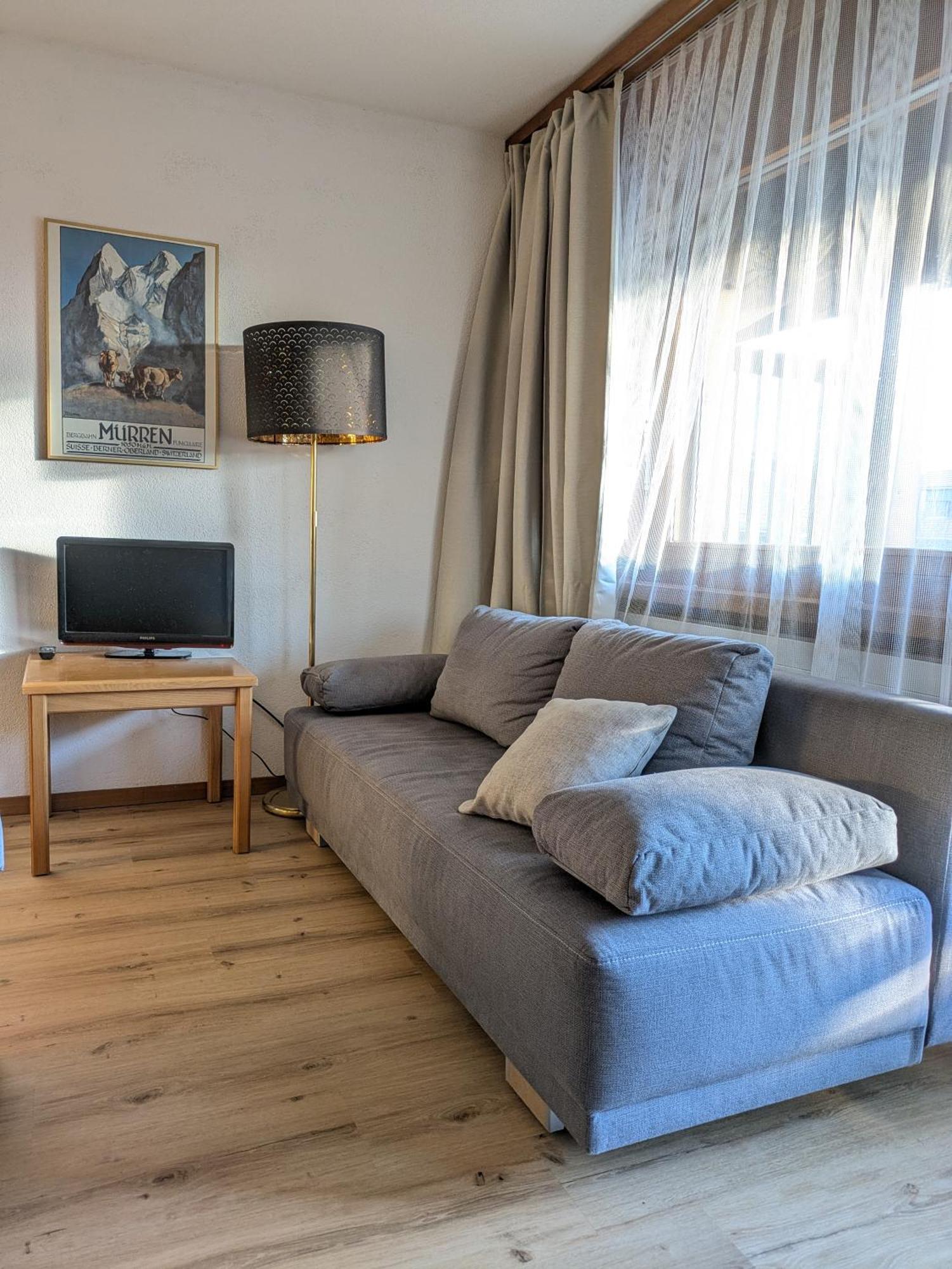 Studio With Balcony, Niesen View & Free Parking Near Interlaken, Thunersee & Blausee Aeschi Bei Spiez