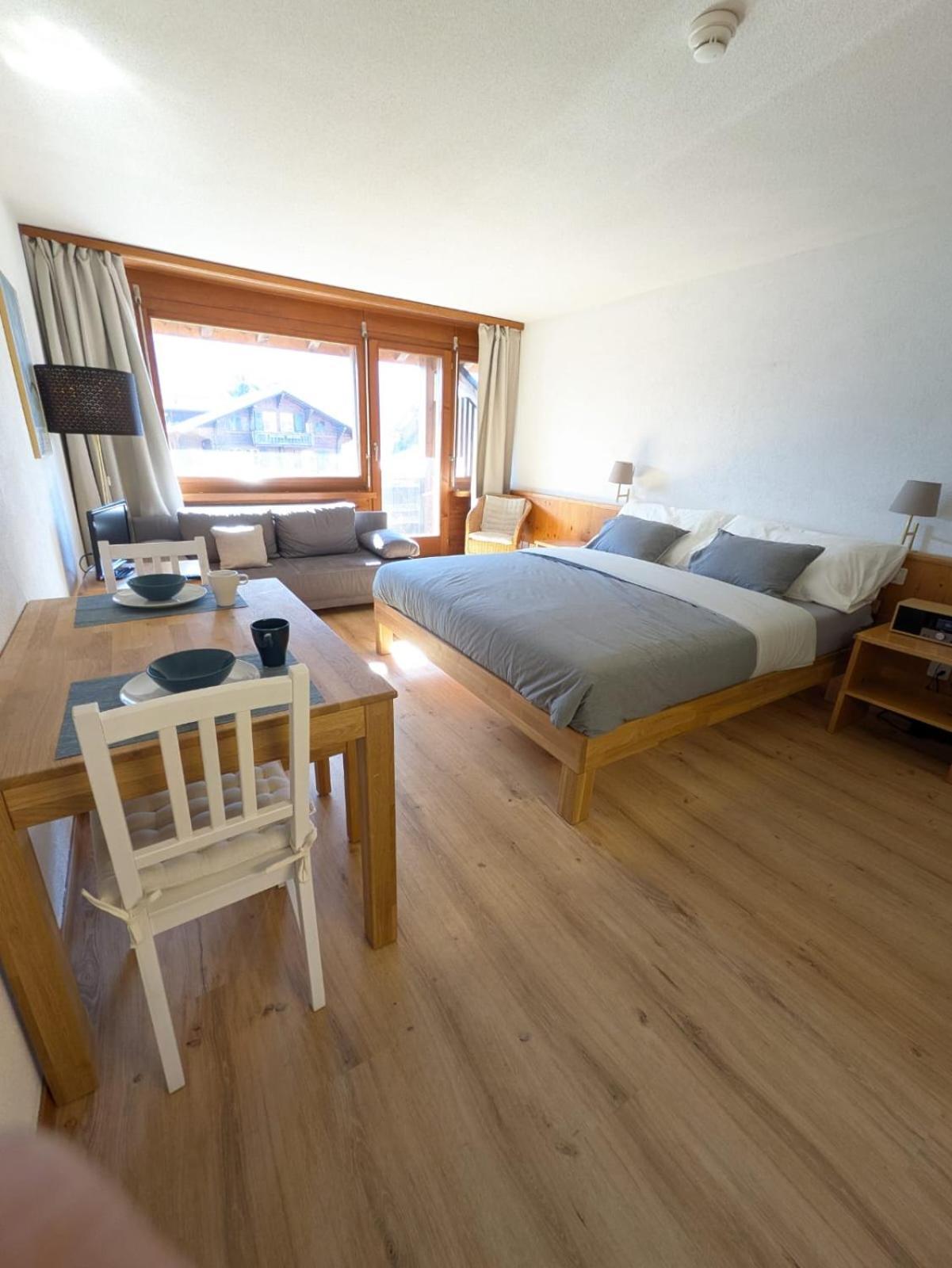 Studio With Balcony, Niesen View & Free Parking Near Interlaken, Thunersee & Blausee * Aeschi Bei Spiez